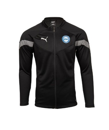 Chaqueta Prepartido Negra Junior Deportivo Alavés