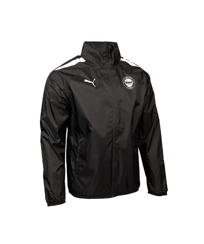 Chubasquero Training Oficial Negro (Jugador). Deportivo Alavés
