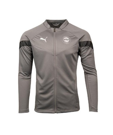 Sudadera Gris Entrenamiento Deportivo Alavés