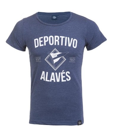 Camiseta Mujer Bandera Clásica Deportivo Alavés