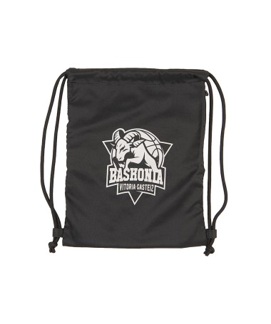 Gymbag Premium Baskonia Negro Logo