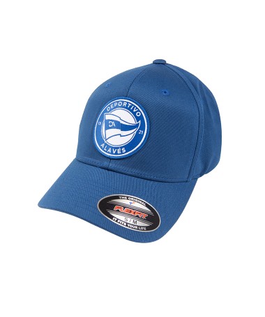 Gorra DA Azul logo full color algodón flexfit