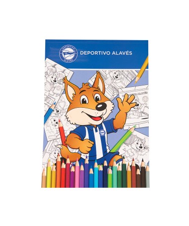 Libro Para Colorear Deportivo Alavés