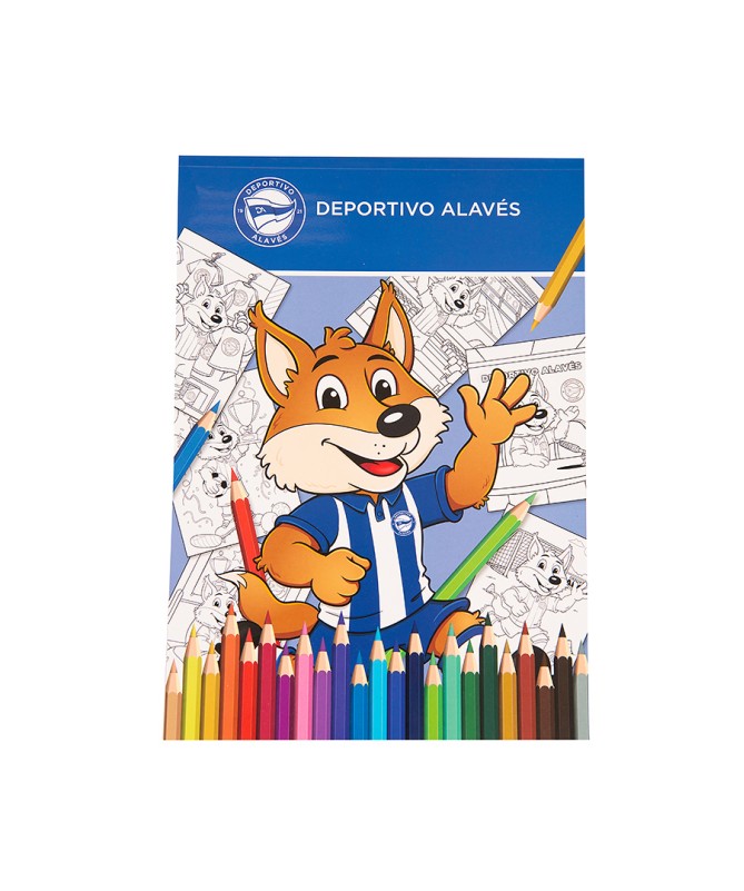 Libro Para Colorear Deportivo Alavés