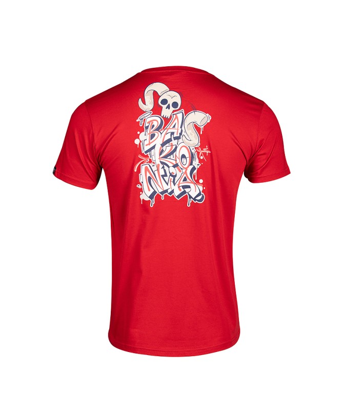 Camiseta Baskonia Street Art Rojo
