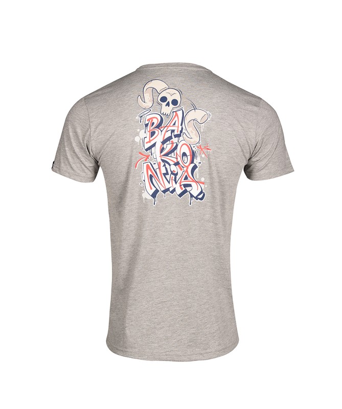Camiseta Junior Baskonia Street Art Gris