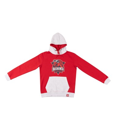 Hoodie Junior Baskonia Logo Roja 2023