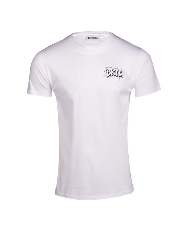 Camiseta Baskonia Street Art Blanca