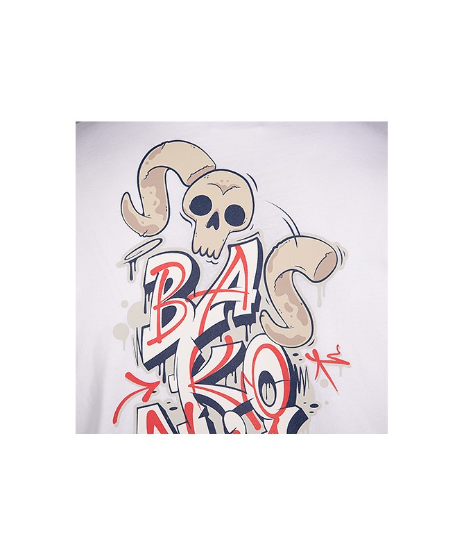 Camiseta Baskonia Street Art Blanca