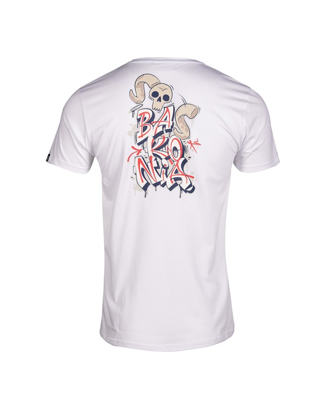 Camiseta Baskonia Street Art Blanca