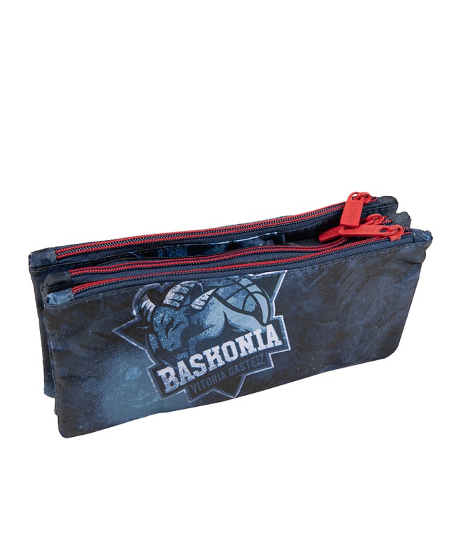 Estuche Portatodo Baskonia Triple Cuerpo