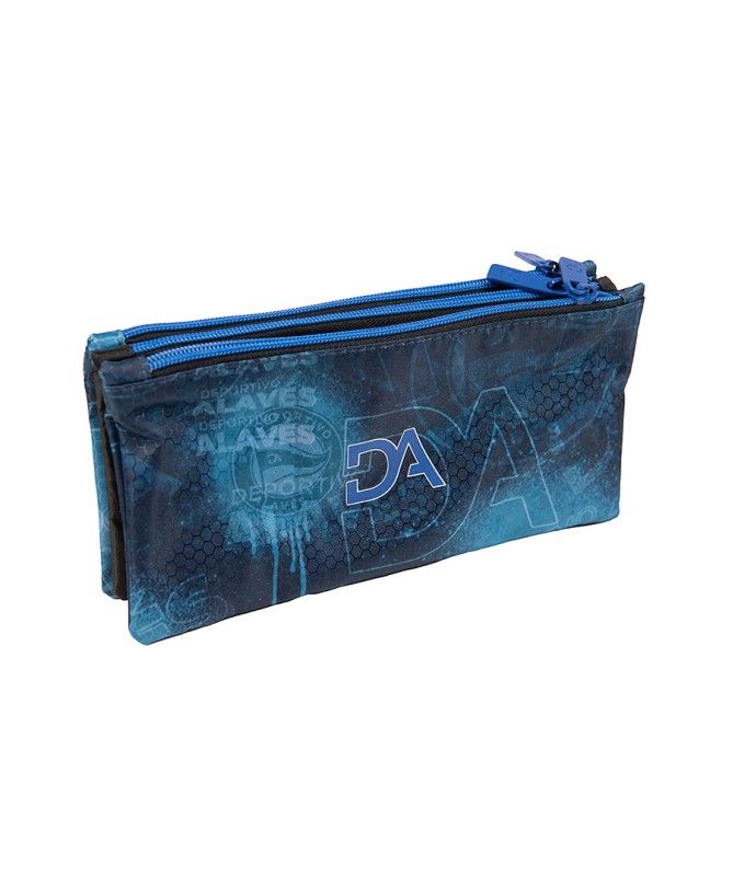 Estuche Portatodo Deportivo Alavés Triple Cuerpo