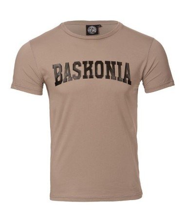 Camiseta Infantil Mo Gris Letras Negras, Baskonia