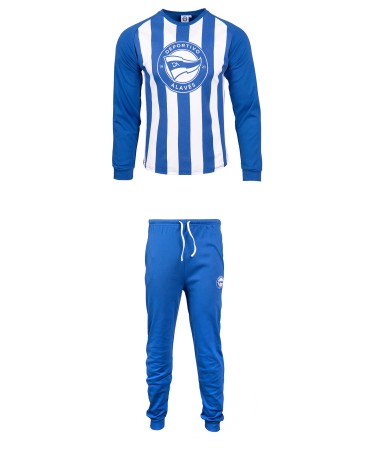 Pijama Rayas Albiazul Deportivo Alavés Junior 23/24
