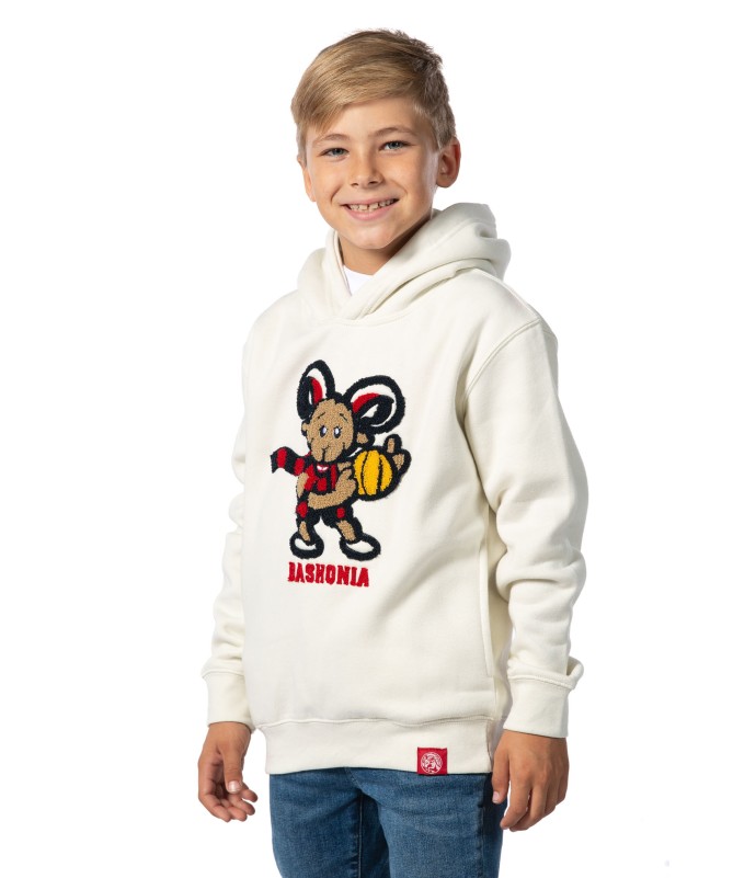 Hoodie Junior Baskonia Aker Blanca