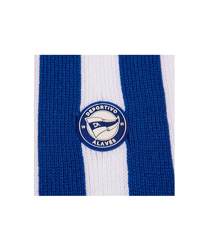 Bufanda Deportivo Alavés Retro Lana Albiazul