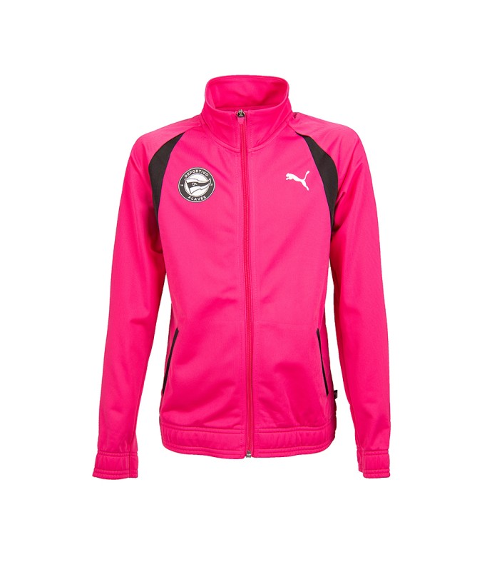 Chandal Paseo Oficial Junior Deportivo Alavés Fucsia 23/24