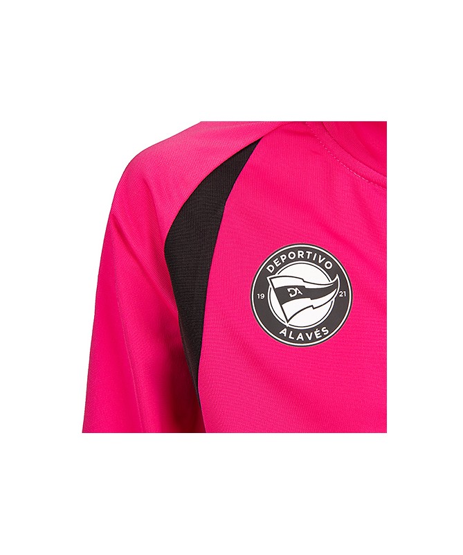 Chandal Paseo Oficial Junior Deportivo Alavés Fucsia 23/24
