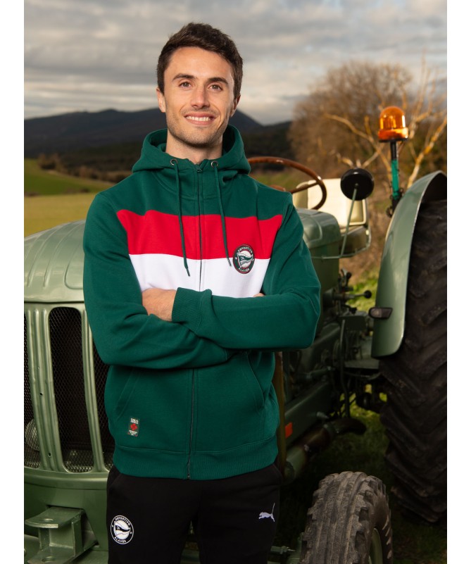 Hoodie Mo Deportivo Alavés Zip Territorio 23/24
