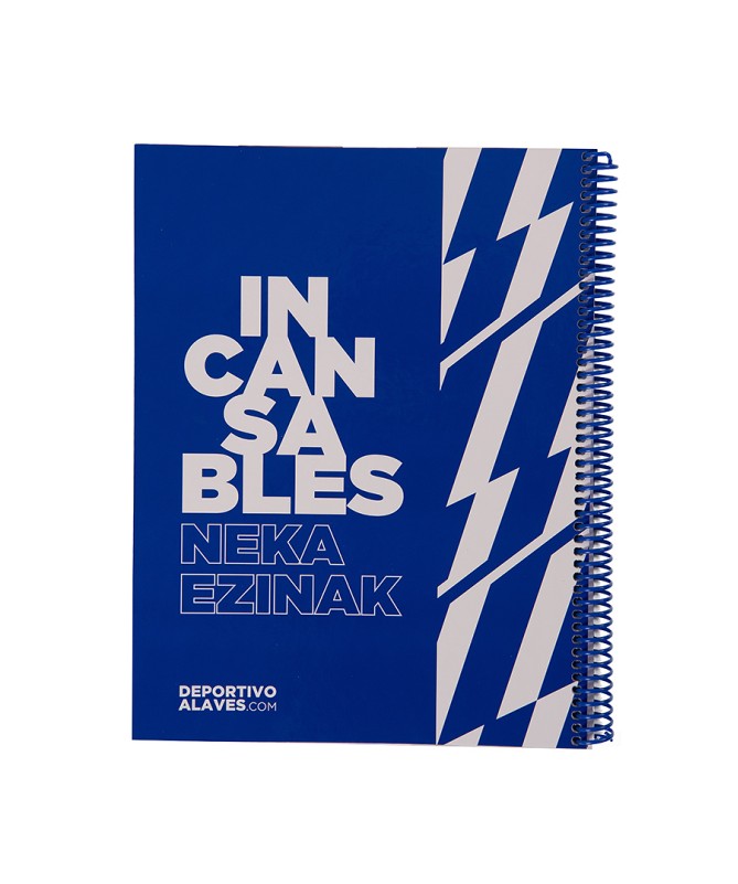 Cuaderno Espiral A4 Deportivo Alavés