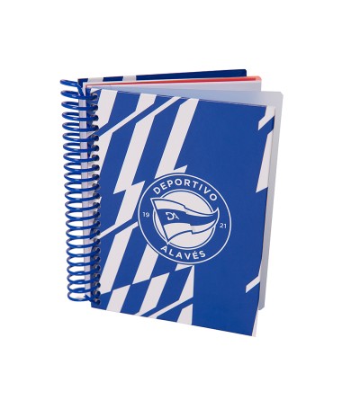 Cuaderno Espiral A6 Deportivo Alavés