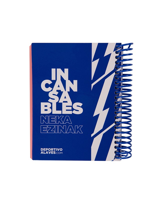Cuaderno Espiral A6 Deportivo Alavés