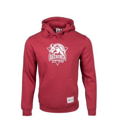 Hoodie Baskonia Grana Con Escudo Blanco 2024 JR