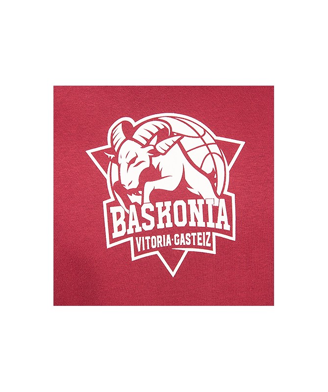 Hoodie Baskonia Grana Con Escudo Blanco 2024 JR