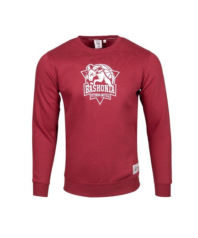 Sudadera Baskonia Grana Sin Capucha 2024