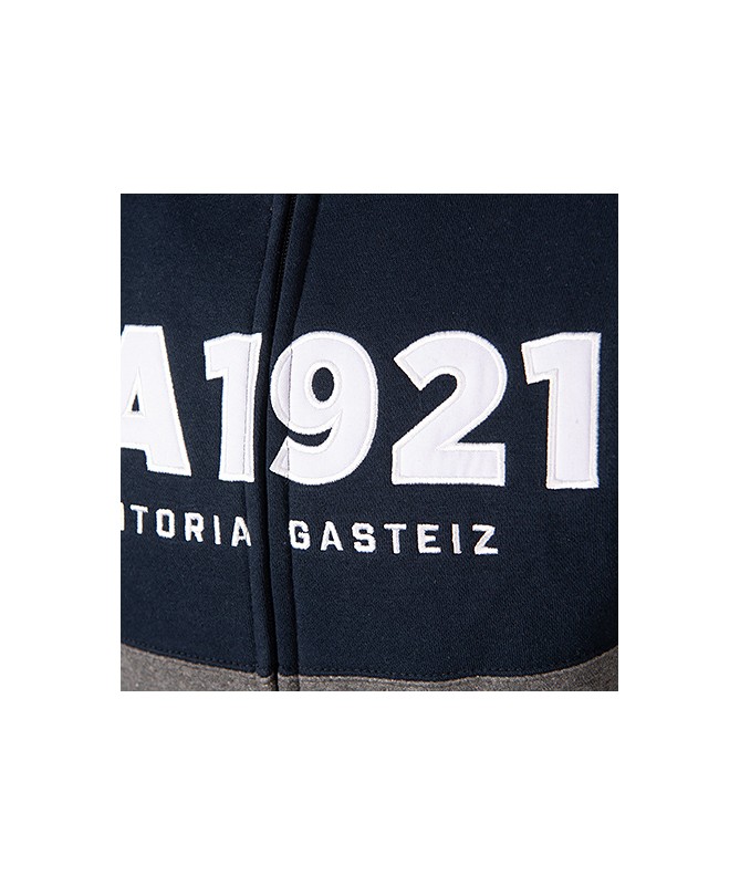 Hoodie Zip Deportivo Alavés 1921 VG Navy JR