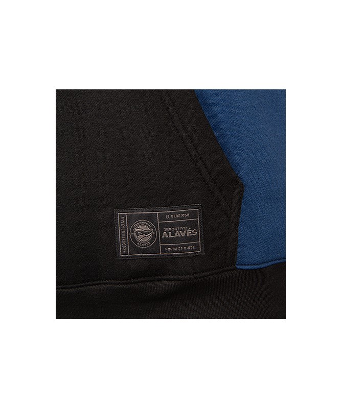 Hoodie Deportivo Alavés Negra Glorioso 2024