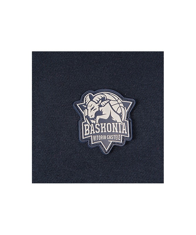Hoodie Zip Baskonia Marino Grana 2024