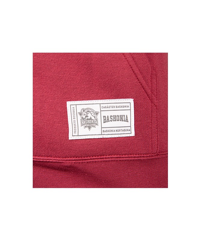 Hoodie Zip Baskonia Marino Grana 2024