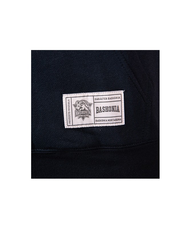 Hoodie Zip Baskonia Tricolor Red/Grey/Navy JR