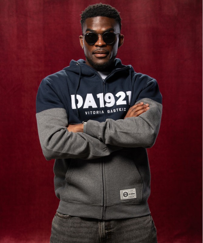 Hoodie Zip Deportivo Alavés 1921 VG Navy