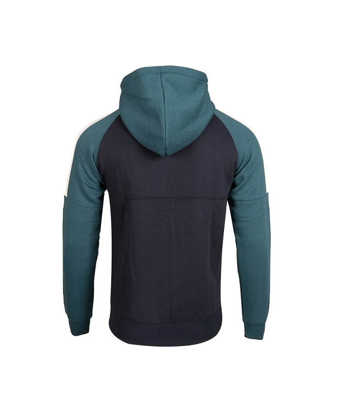 Hoodie Zip Deportivo Alavés Banderín Navy Green JR