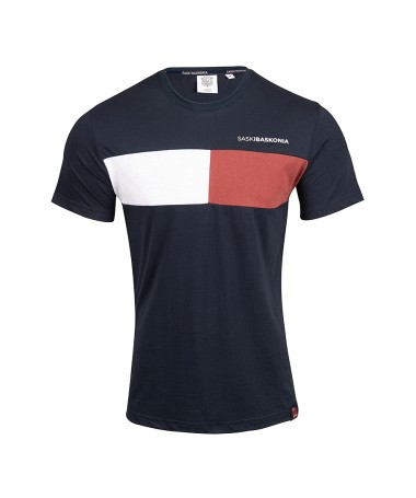 Camiseta Moda Baskonia Marino SS24 Texto Corporate