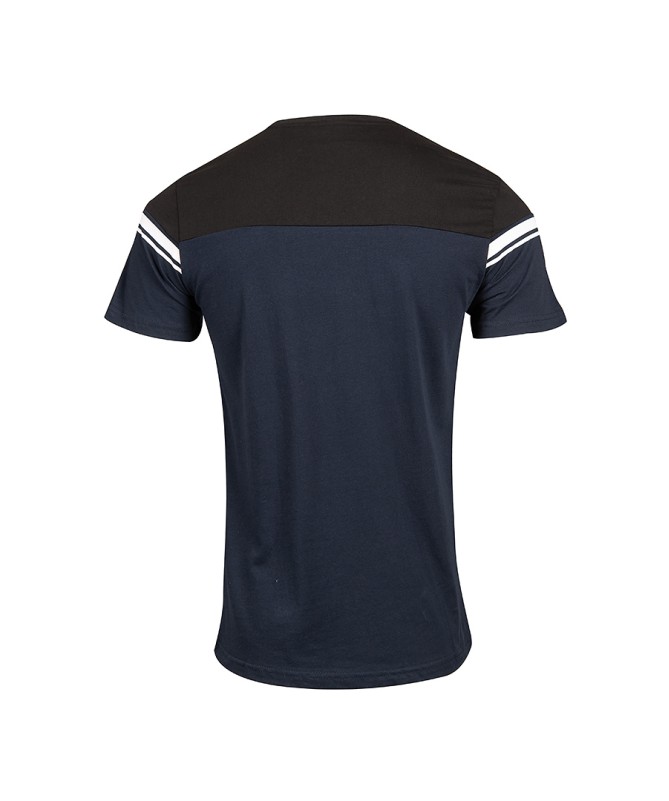 Camiseta Moda Deportivo Alavés Negro Azul SS24 Texto Corporate