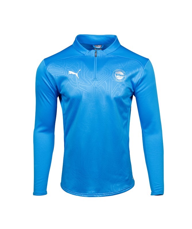 Chaqueta Entrenamiento Jugador Deportivo Alavés Azul 24/25