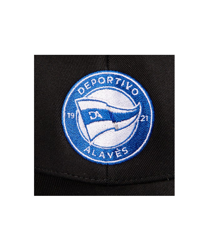 Gorra Deportivo Alavés Negra Kids 24/25