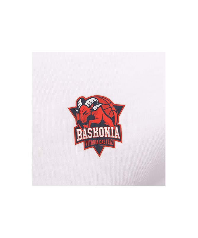 Camiseta Paseo Jugador Baskonia Blanca 24/25 Junior