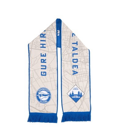 Bufanda Deportivo Alavés Gure Hiria Gris 24/25