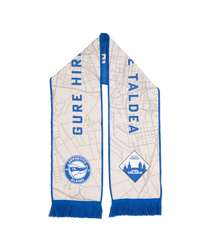 Bufanda Deportivo Alavés Gure Hiria Gris 24/25