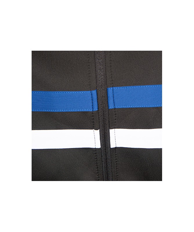 Chaqueta Negra Moda Deportivo Alavés Detalle Albiazul 24/25