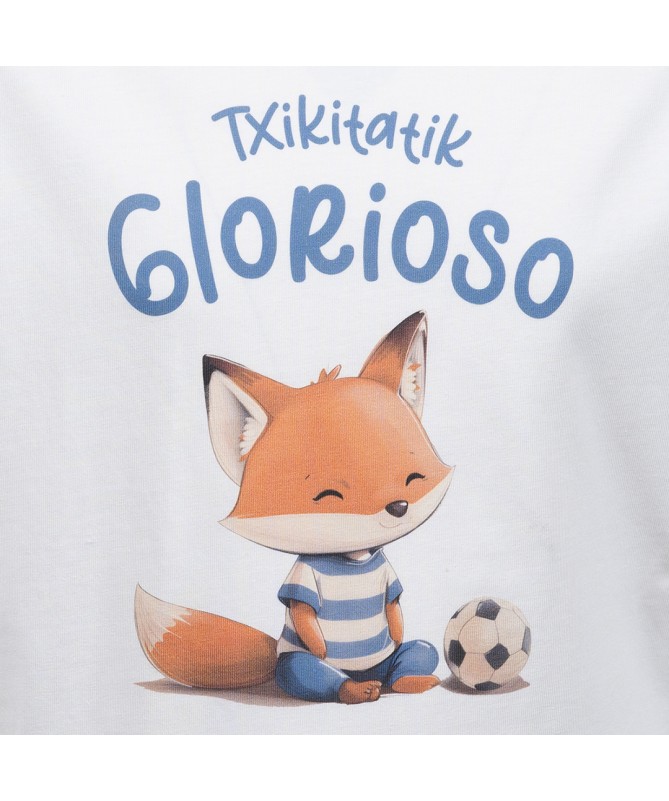Camiseta Txikitatik Glorioso Beige Junior