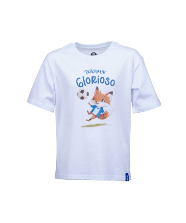 Camiseta Txikitatik Glorioso Blanca Junior