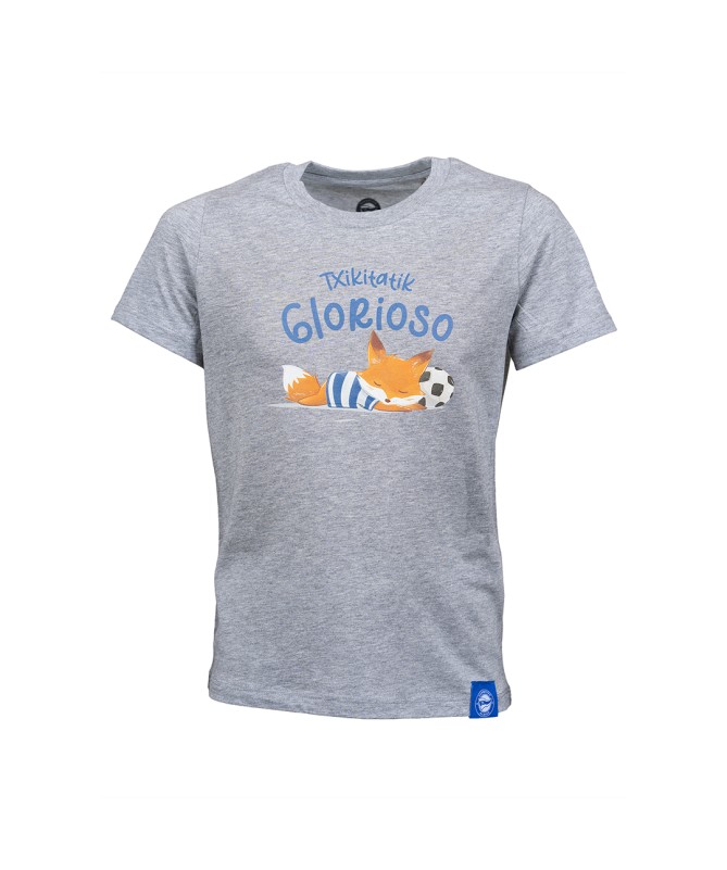 Camiseta Txikitatik Glorioso Gris Junior