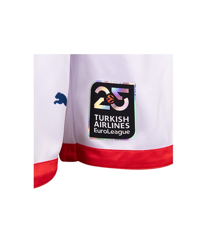 Short Juego Equipación Oficial Retro Baskonia 25 años Euroleague
