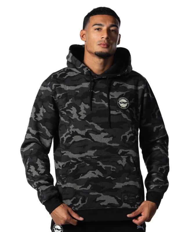 Hoodie Deportivo Alavés Gris Camo 2024