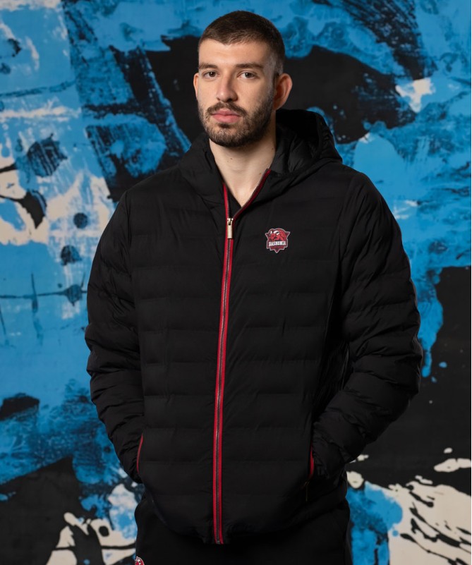 Plumas Padded Moda Baskonia Negro 24/25